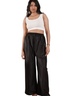 Black Women’s Plain Palazzo Pants – Comfortable & Stylish Palazzo for Daily Wear | Teradozz