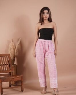 Colorful Pink Plazo Pants Collection:
  Stand Out in pink