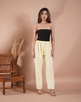 Vibrant Yellow  Plazo Pants for a Bold Statement