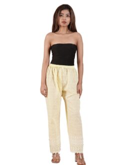 Vibrant Yellow  Plazo Pants for a Bold Statement